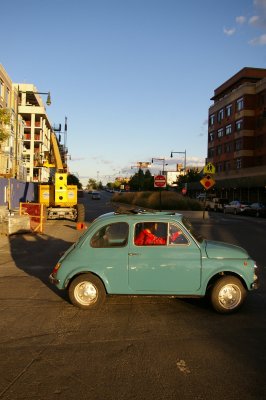 Fiat Cinquecento in Long Island City