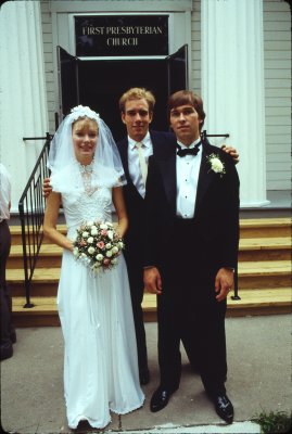 Lisa, Gary, Daniel Ward - Syracuse 1988