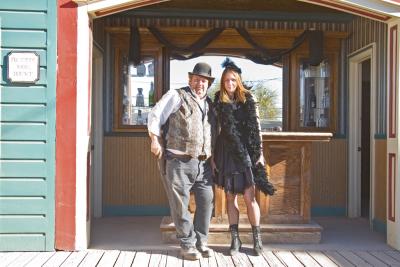 Barkeep And Saloon Girl