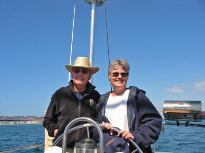 John & Peggy At The Helm