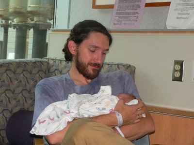 Dad and baby