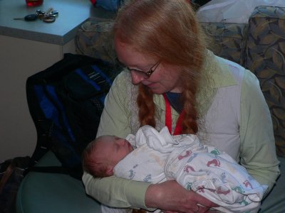 Grandma Bernzweig and baby