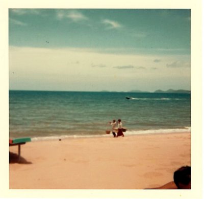 49-Cantaminated U-Tapao Beach on Gulf of Siam.  No swimming allowed