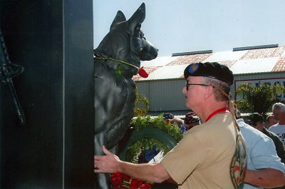 Craig Smith at the March Field 10 year Rededication Cerimony,  13 Feb, 2010, 40 years after leaving U-Tapao and Whitey.