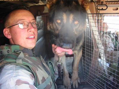 SSgt. Chris Jones & MWD Rony-1