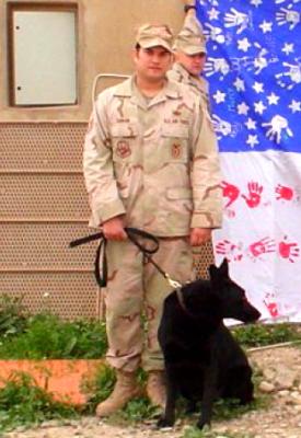 SSgt. Dewan & MWD Alan