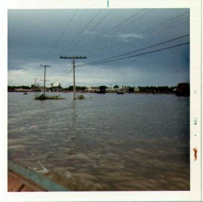 Utility Poles in flood, Udorn 71