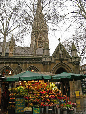 Flower Shop & Church in Kensington