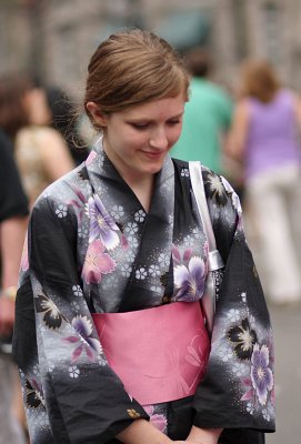 American in a Kimono