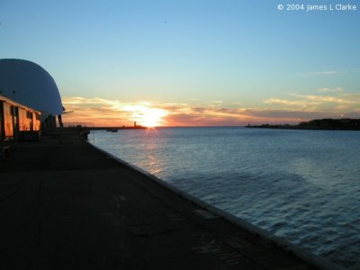 Sunset at the Maritime Museum