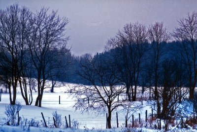 Winter scenery in the Finger Lakes Region