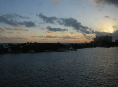 Sunrise over Paradise Island