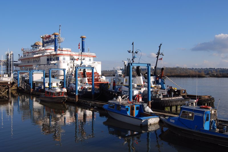 the pier at New Westminster