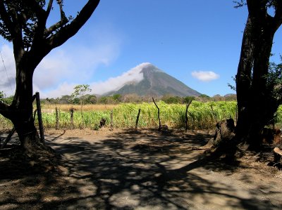 ...as Volcan Concepcion is presently showing its power.....