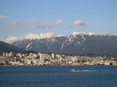across the Inner Harbour lies North Vancouver