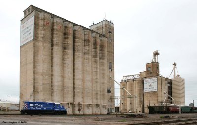 Vernon - Boltons Crown Quality Elevator - MP 163.3  Red River Valley Subdivision.
