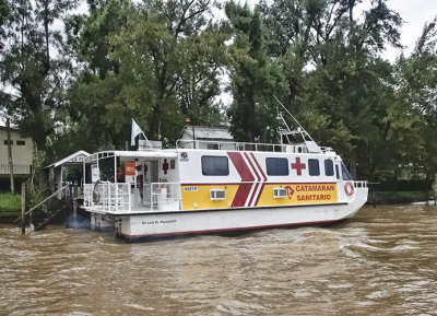 Ambulance on Rio de la Plata