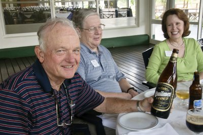 Bill, Jack and Janis at the Gato Blanco Restaurant