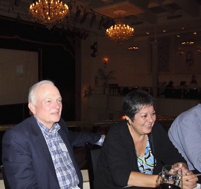 Bill and Maria Ines at Esquina Carlos Gardel