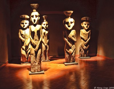 Display Inside Pre-Columbian Museum