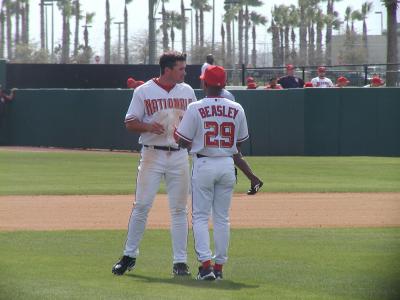 IF 11 Ryan Zimmerman and 3rd base coach