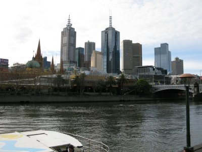 Looking towards the hotel