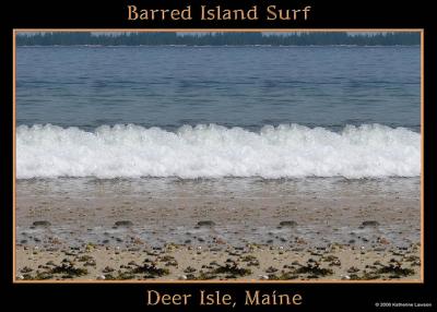 Barred Island Surf Stereogram