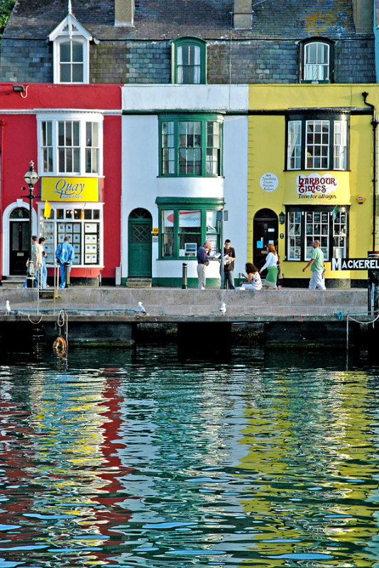 Reflections, harbourside, Weymouth, Dorset