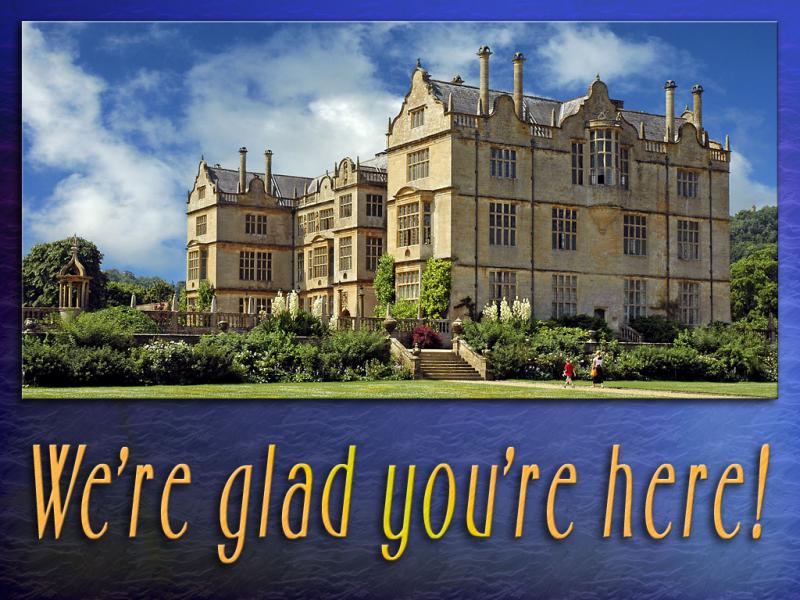 Welcome 02 slide from the Montacute series