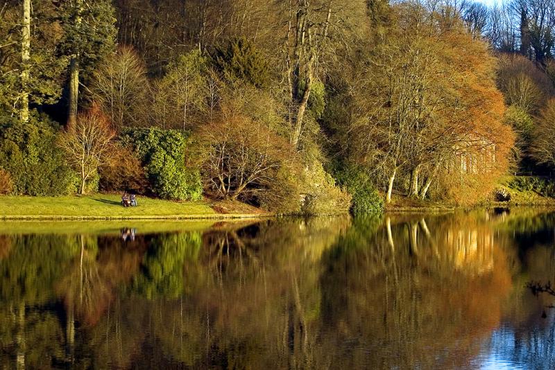 Drinking it all in ~ Stourhead