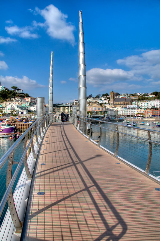 Harbour bridge, Torquay, Devon