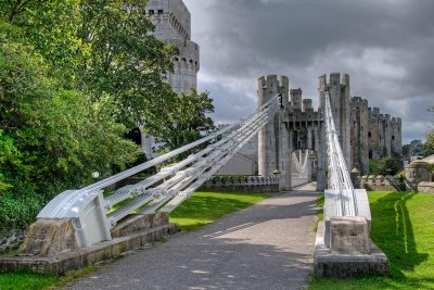 Castle bridge supports, Conwy