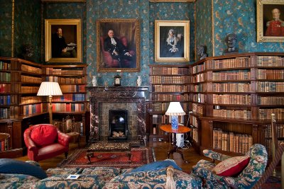 The library, Dunster Castle