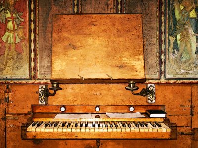 Organ, All Saints, Great Chalfield