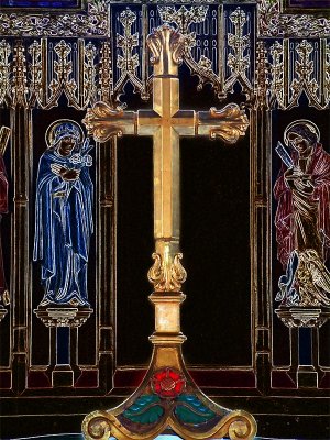 Cross in Hartland Church, Hartland, Devon