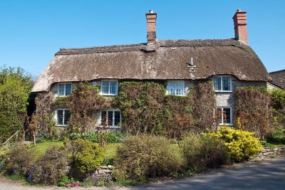 Thatched house, Melbury Osmond, Dorset (4684)