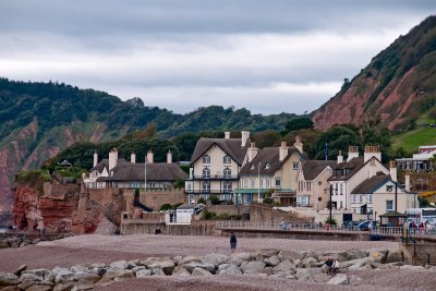 Cliff-top homes, Sidmouth