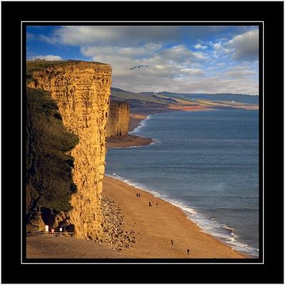 Cliffs and beach, West Bay, Dorset