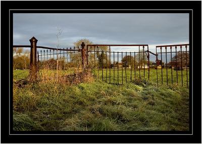 Frost and gate, Martock