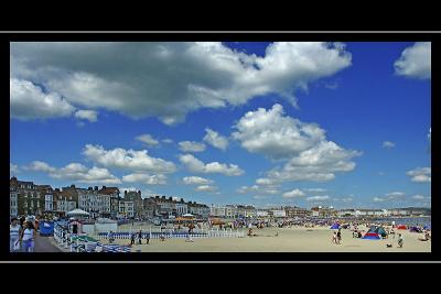 The seafront and beach, Weymouth, Dorset