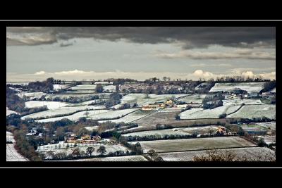 Snow on the Blackdown Hills