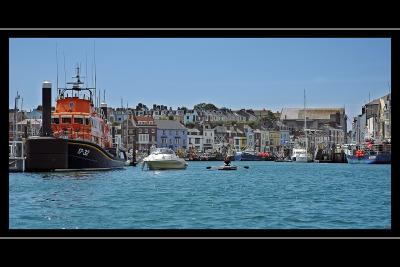 Lifeboat and harbour, Weymouth