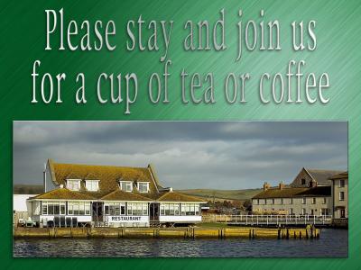 'Tea or coffee' slide from the West Bay series