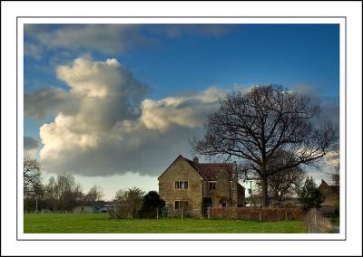 House, tree and cloud, Martock