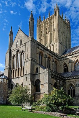 Cathedral tower, Wells Cathedral