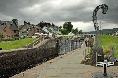 Lock gates, Fort Augustus