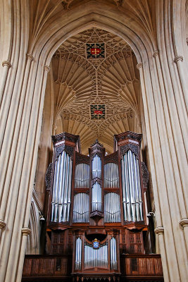 Organ pipes, Bath Abbey