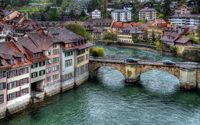 River Aare and bridge, Bern