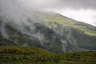 Brume sur le cirque d'eylac