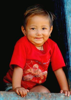 Child by Window Kathmandu Nepal (Wendy Loo)